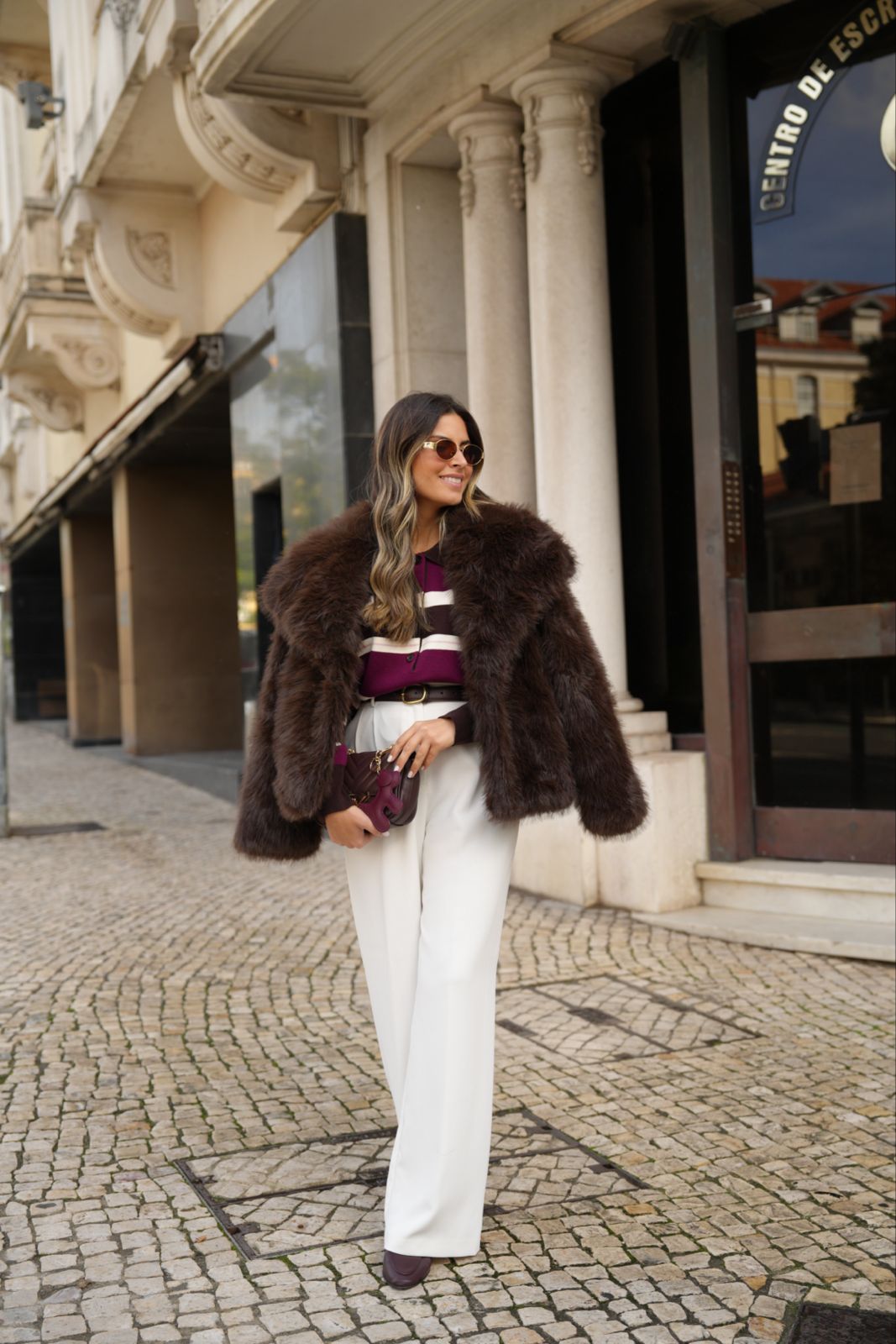 Casaco de Pelo Mocha