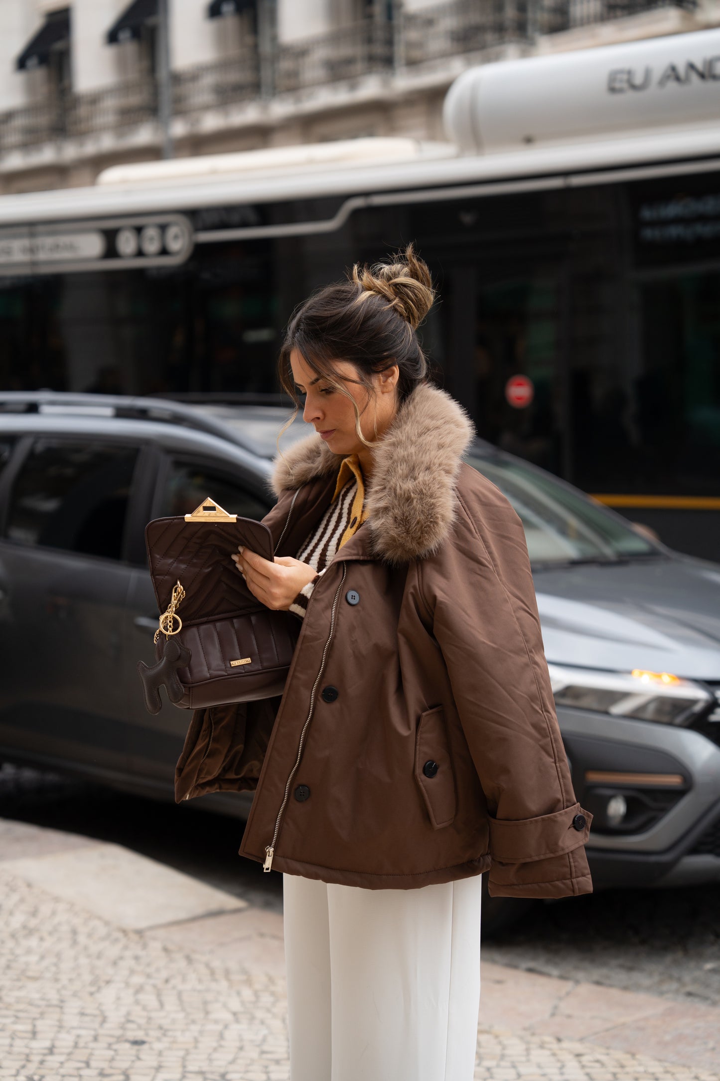 Casaco Alcochoado Cocoa