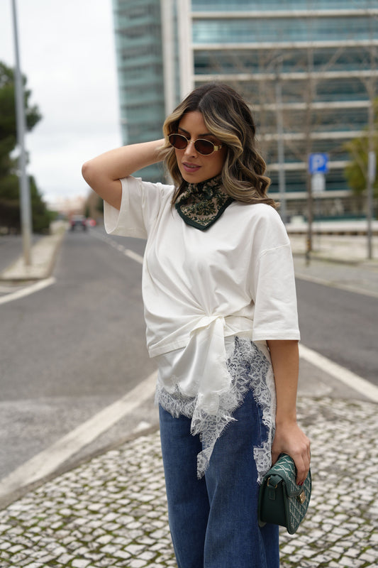 T-shirt Celine - Branca