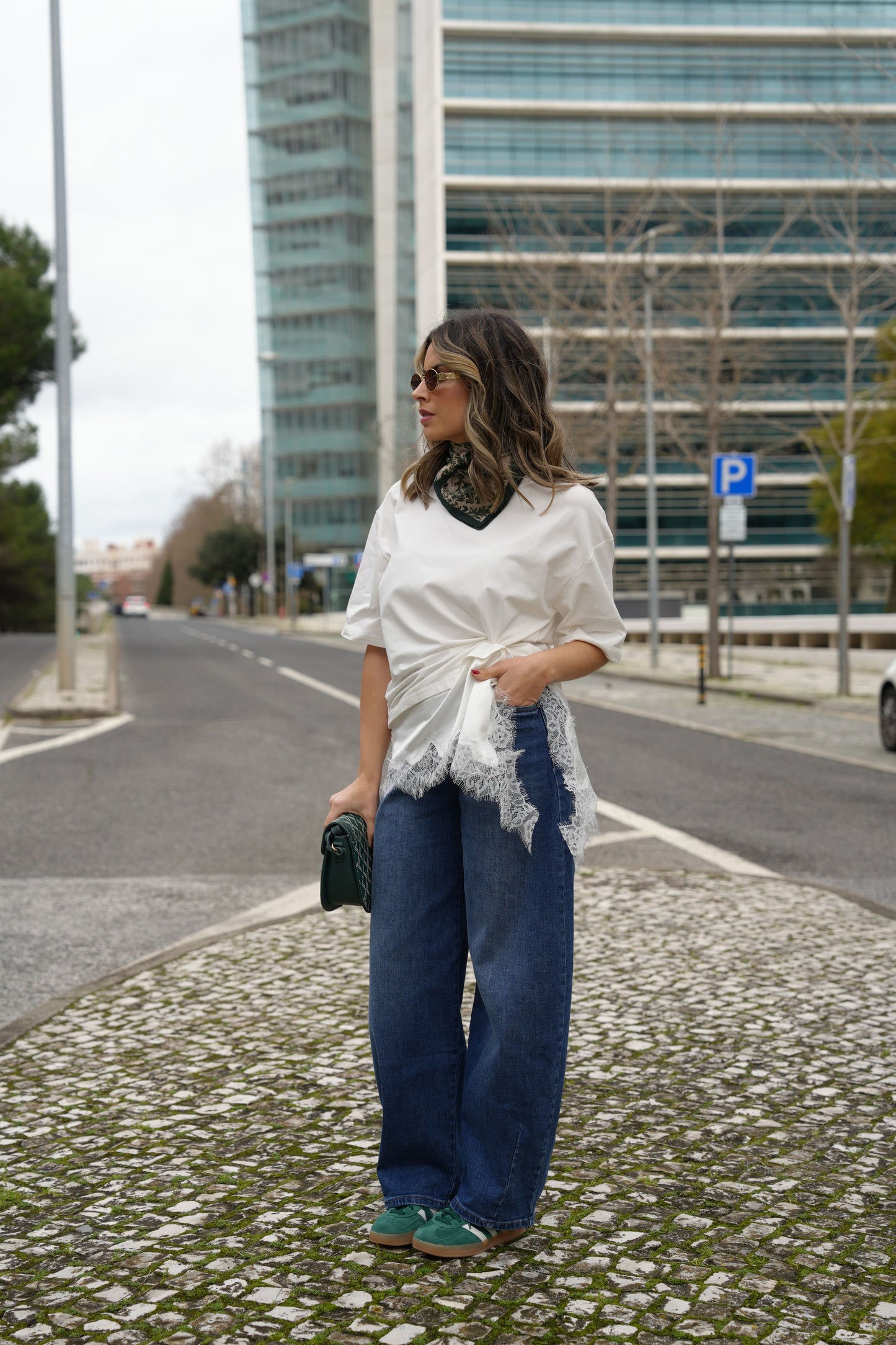 T-shirt Celine - Branca