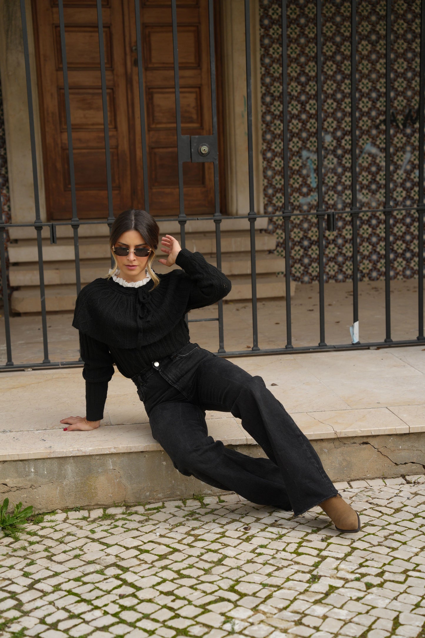 Camisola de Malha Blair - Preta