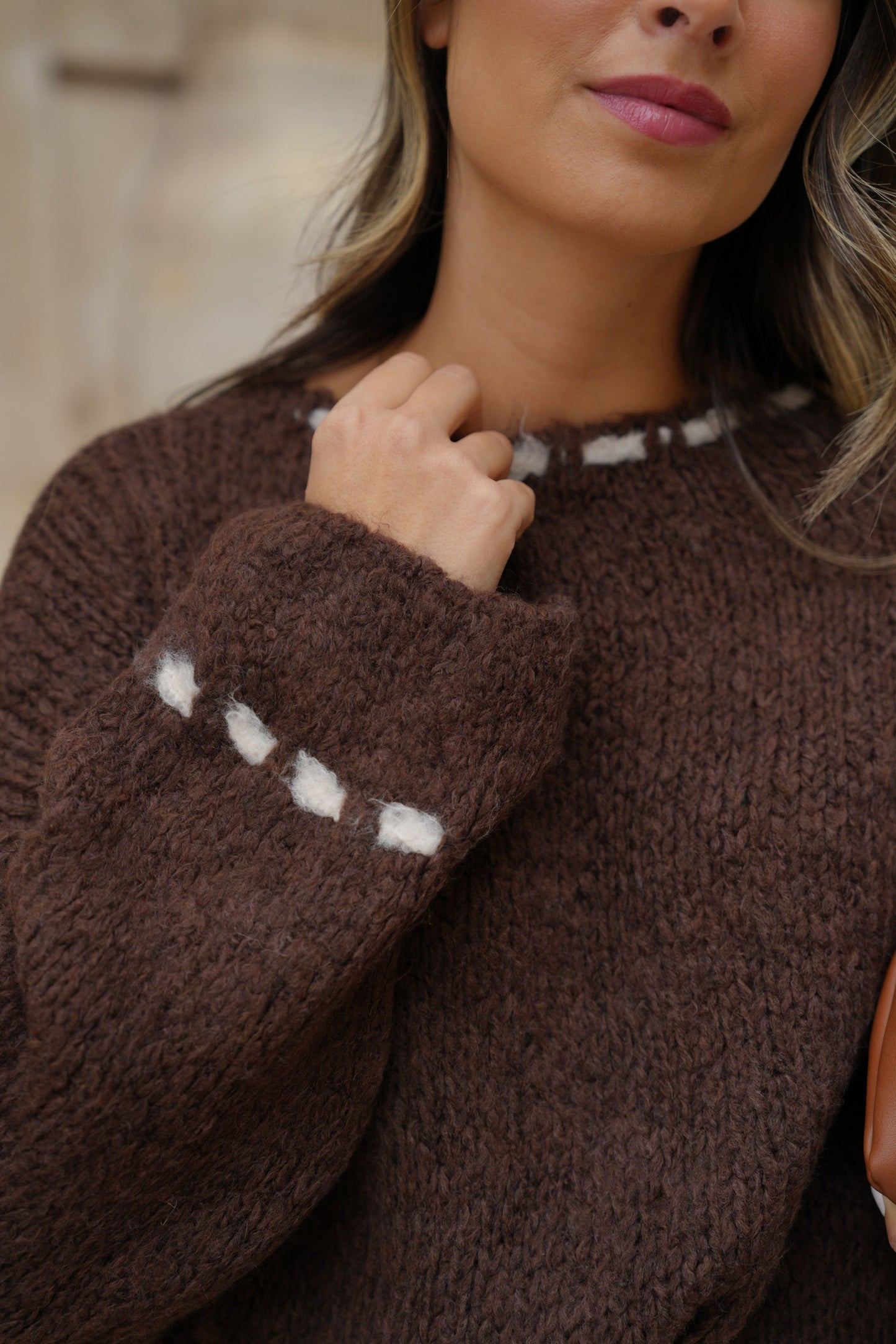 Camisola de Malha Mocha