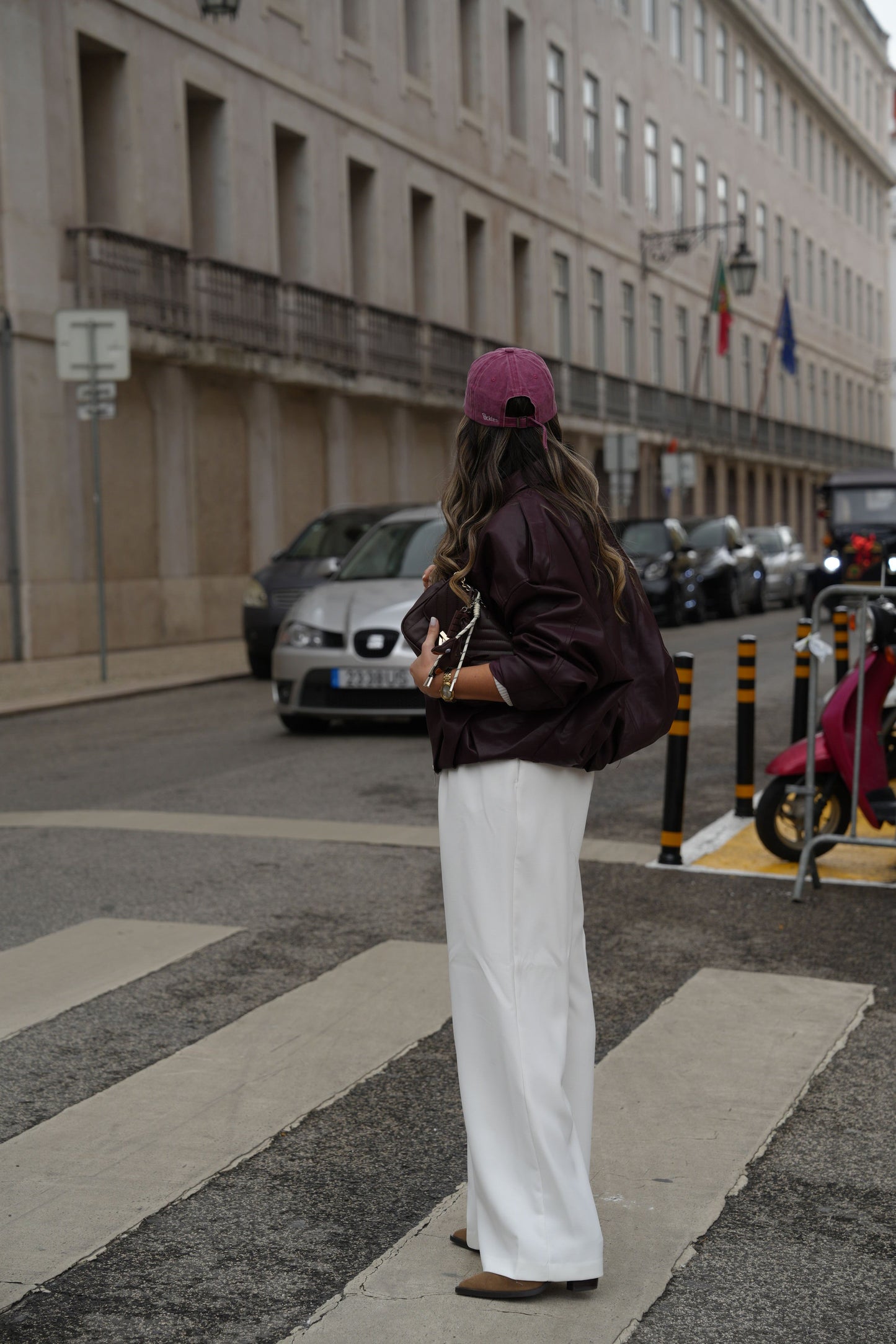 Casaco efeito pele Rouge