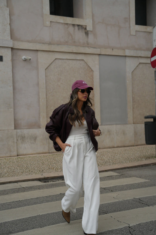 Casaco efeito pele Rouge