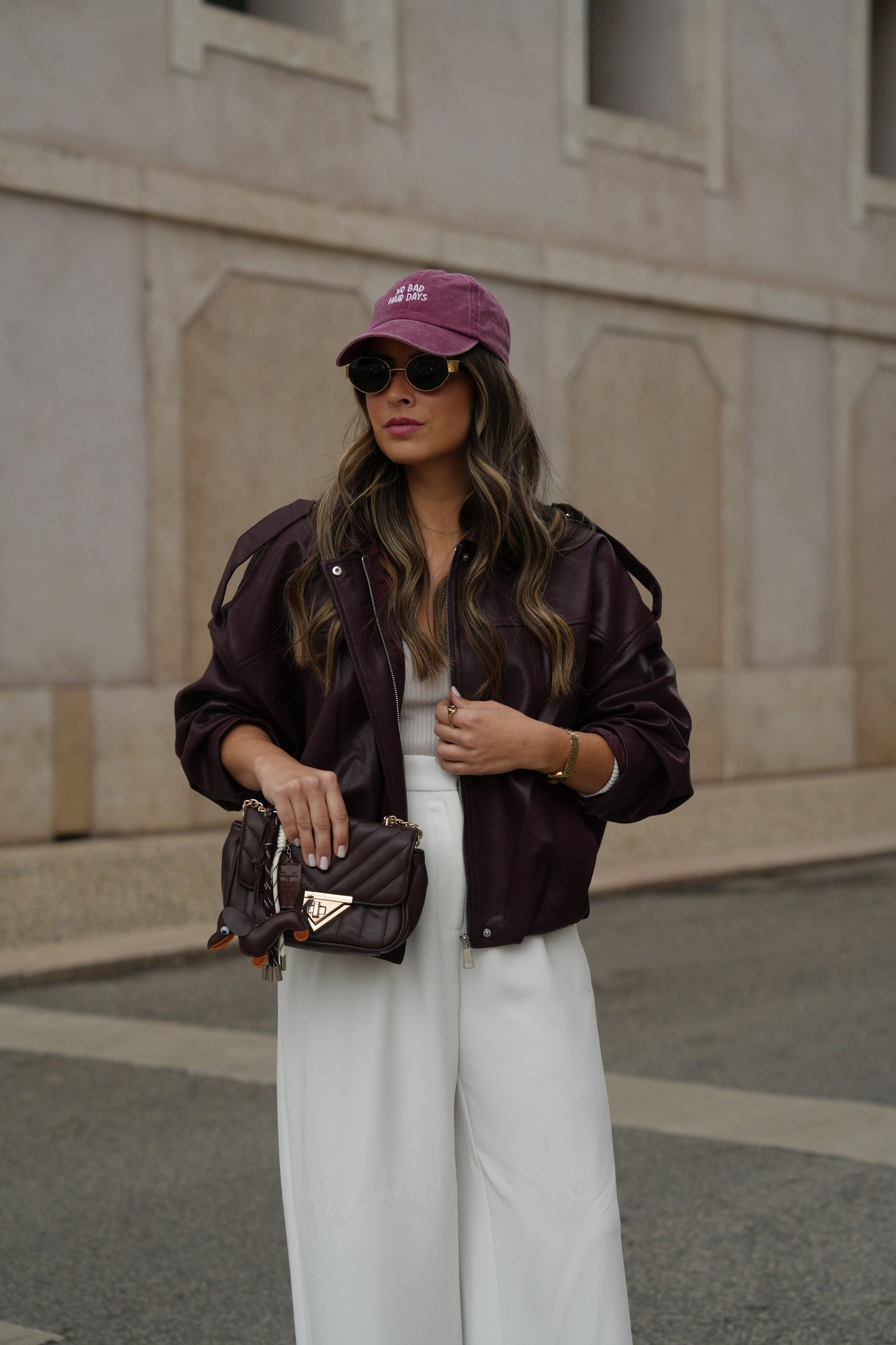 Casaco efeito pele Rouge