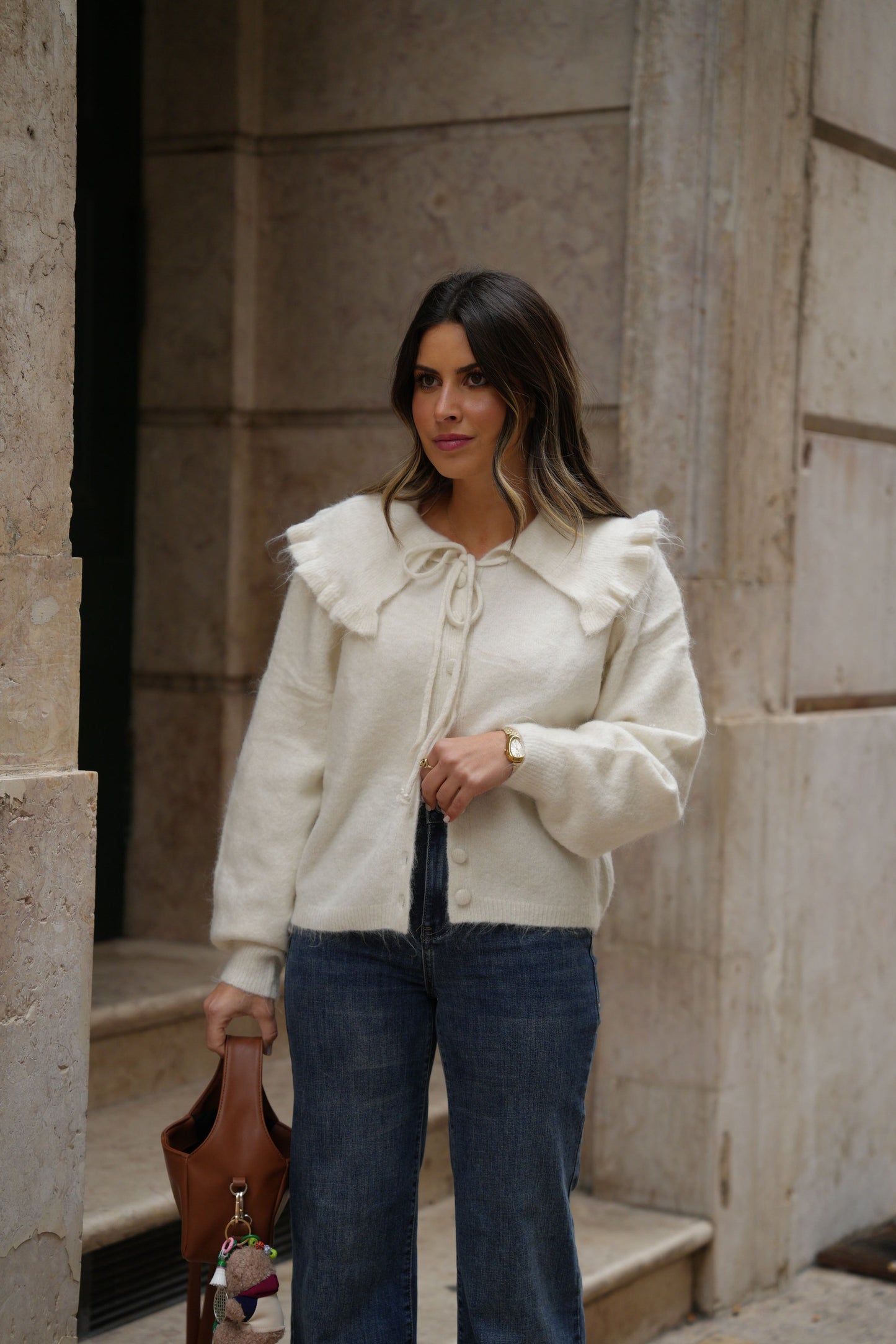 Casaco de malha Romance