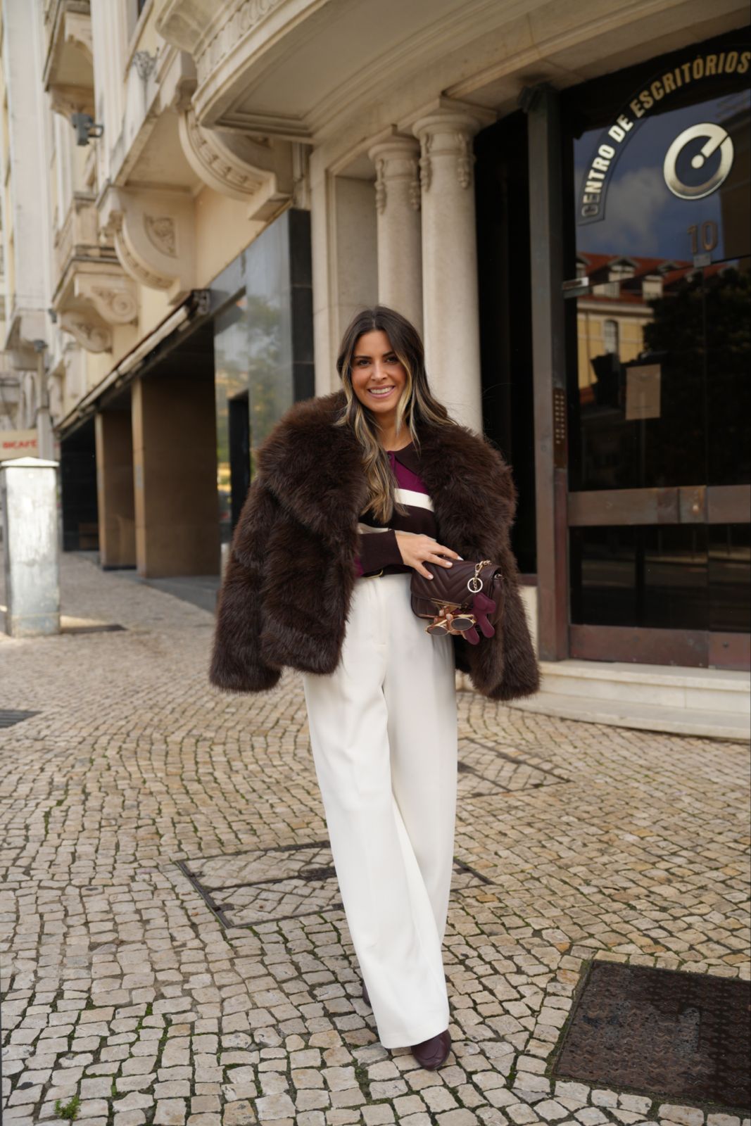 Casaco de Pelo Mocha