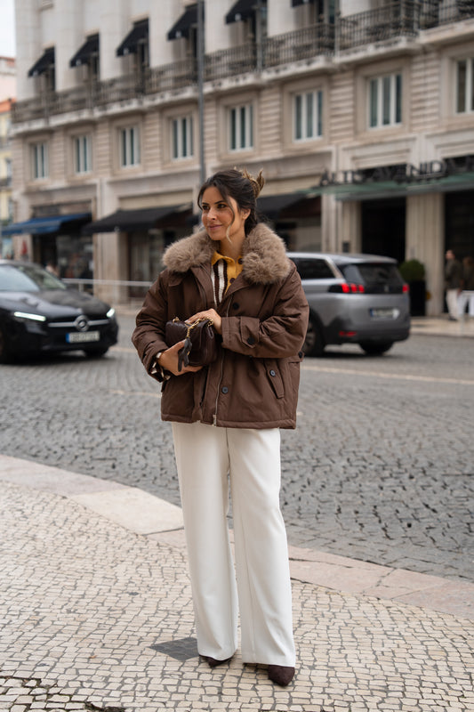 Casaco Alcochoado Cocoa